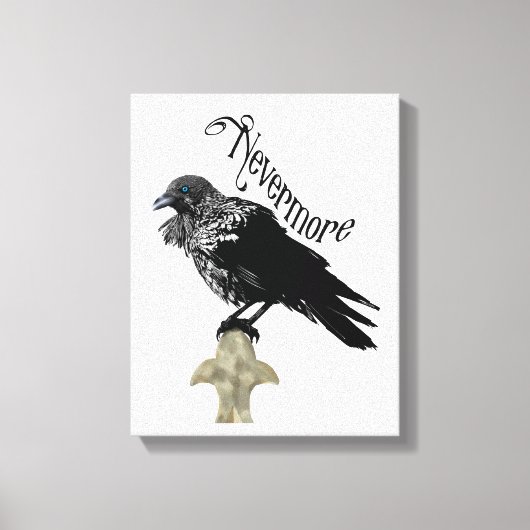 Nevermore Raven Canvas Afdruk (Voorkant)