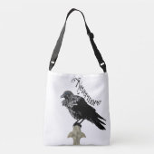 Nevermore Raven Crossbody Tas (Achterkant)