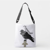 Nevermore Raven Crossbody Tas (Voorkant)