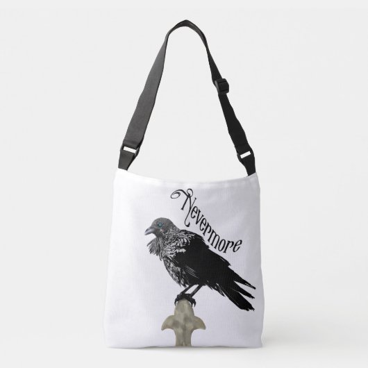 Nevermore Raven Crossbody Tas (Voorkant)