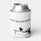 Nevermore Raven Gedicht Edgar Allan Poe Quote Blikjeskoeler (Blikje Voorkant)