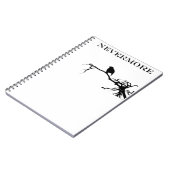 Nevermore Raven Gedicht Edgar Allan Poe Quote Notitieboek (Linkerzijde)