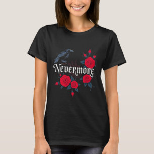 Nevermore Raven Gothic Halloween T-shirt