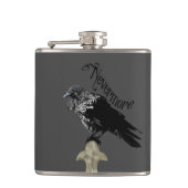 Nevermore Raven Heupfles (Voorkant)