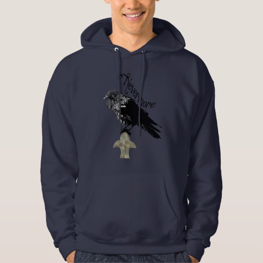 Nevermore Raven Hoodie (Voorkant)