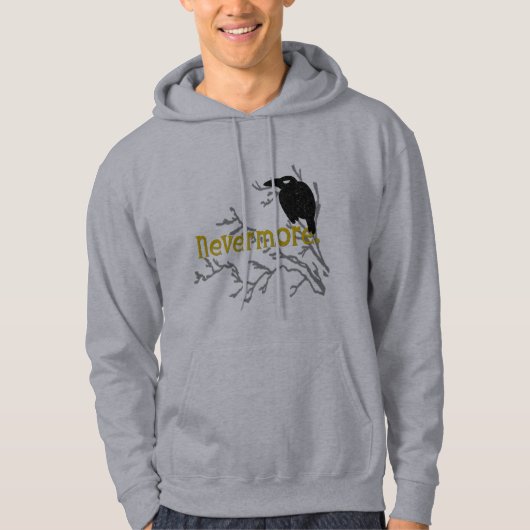 Nevermore Raven Hoodie (Voorkant)