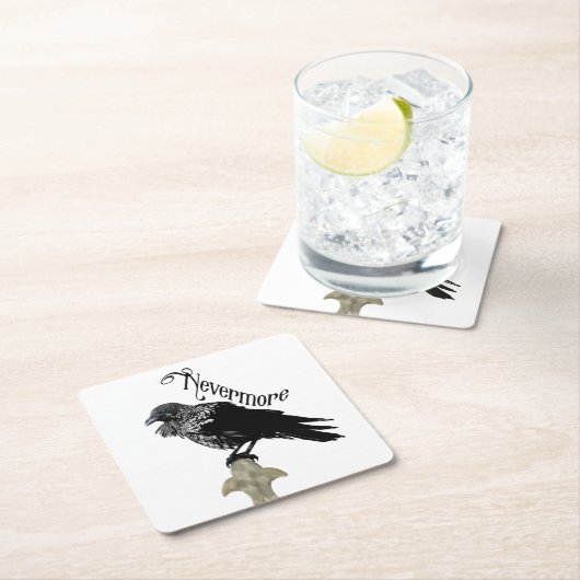 Nevermore Raven Kartonnen Onderzetters (Insitu)