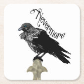 Nevermore Raven Kartonnen Onderzetters (Voorkant)