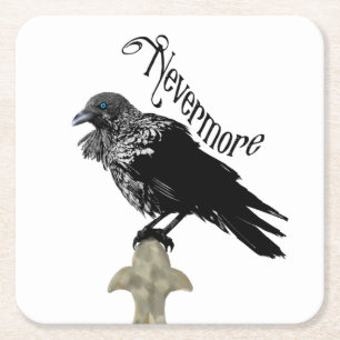 Nevermore Raven Kartonnen Onderzetters