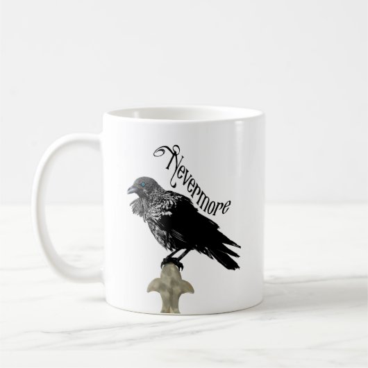 Nevermore Raven Koffiemok (Links)
