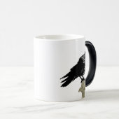 Nevermore Raven Magische Mok (Voorkant rechts)