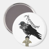 Nevermore Raven Magneet (Voorkant / Achterkant)