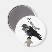 Nevermore Raven Magneet (Voorkant / Achterkant)