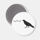 Nevermore Raven Magneet (Voorkant / Achterkant)