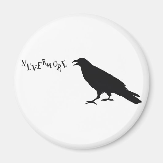 Nevermore Raven Magneet (Voorkant)