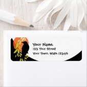 Nevermore - Raven & Moon door Poe Etiket (Insitu)