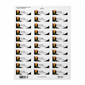 Nevermore - Raven & Moon door Poe Etiket (Full Sheet)