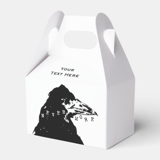 Nevermore Raven of Edgar Allan Poe Bedankdoosjes (Achterkant)