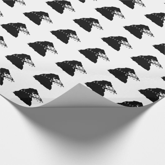 Nevermore Raven of Edgar Allan Poe Cadeaupapier (Hoek)