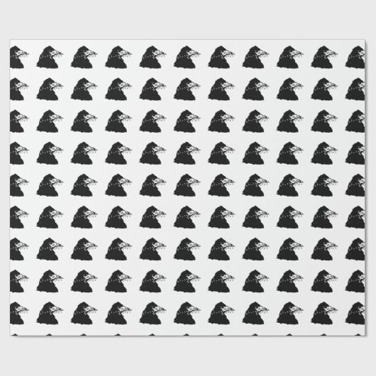 Nevermore Raven of Edgar Allan Poe Cadeaupapier (Vlak)