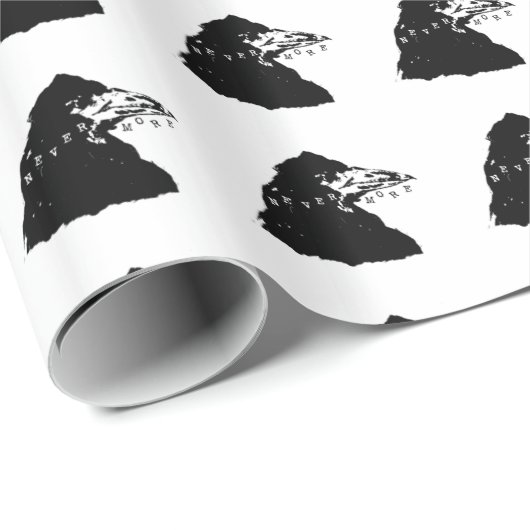 Nevermore Raven of Edgar Allan Poe Cadeaupapier (Rol Hoek)