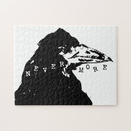 Nevermore Raven of Edgar Allan Poe Legpuzzel (Horizontaal)