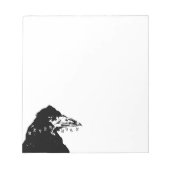 Nevermore Raven of Edgar Allan Poe Notitieblok (Voorkant)
