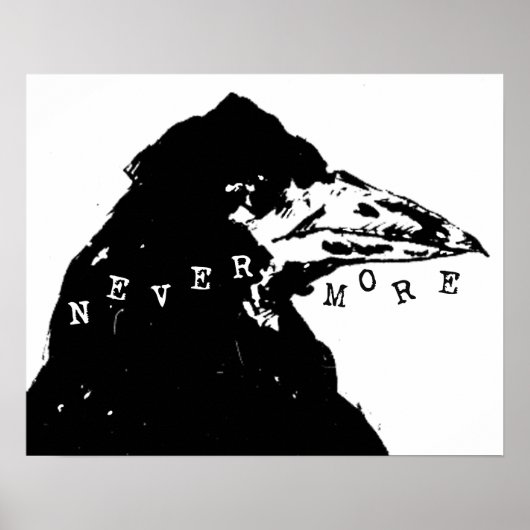 Nevermore Raven of Edgar Allan Poe Poster (Voorkant)