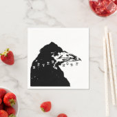 Nevermore Raven of Edgar Allan Poe Servetten (Insitu)