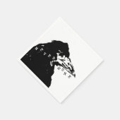 Nevermore Raven of Edgar Allan Poe Servetten (Hoek)