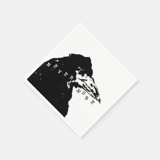 Nevermore Raven of Edgar Allan Poe Servetten (Hoek)