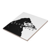 Nevermore Raven of Edgar Allan Poe Tegeltje (Zijkant)