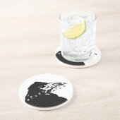 Nevermore Raven of Edgar Allan Poe Zandsteen Onderzetter (Zijkant)