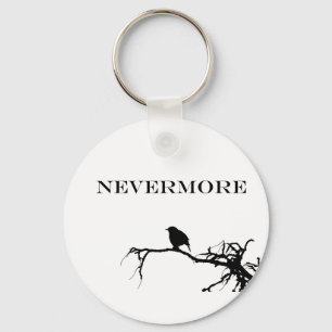 Nevermore Raven Poem Edgar Allan Poe Design Sleutelhanger