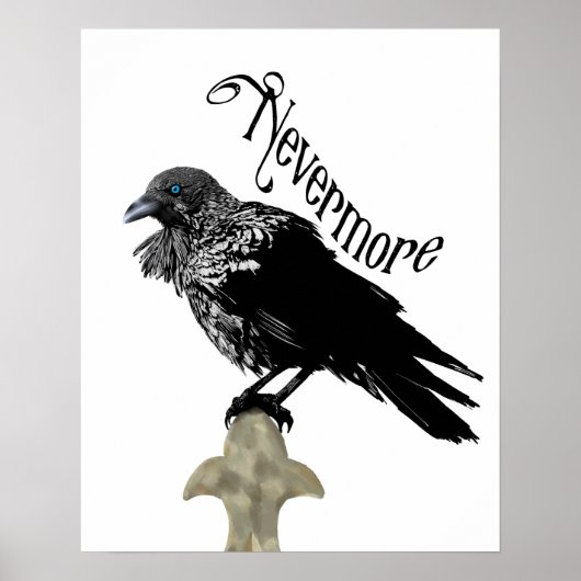 Nevermore Raven Poster (Voorkant)