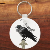 Nevermore Raven Sleutelhanger (Voorkant)
