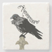 Nevermore Raven Stenen Onderzetter (Voorkant)