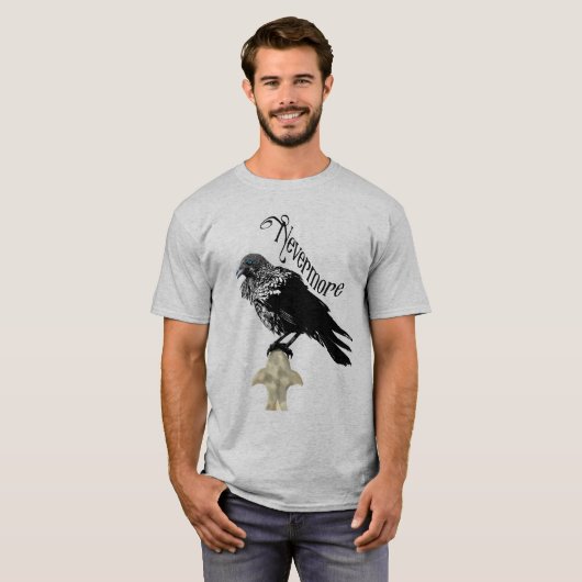 Nevermore Raven T-shirt (Voorkant volledig)