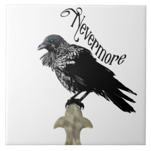 Nevermore Raven Tegeltje
