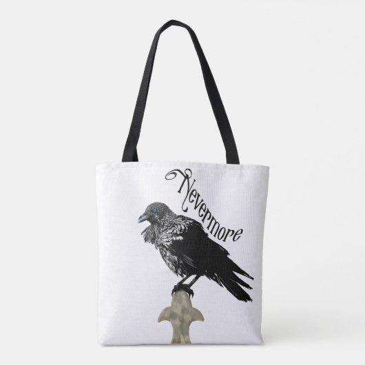 Nevermore Raven Tote Bag (Achterkant)