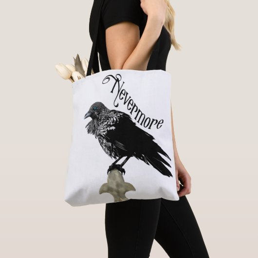 Nevermore Raven Tote Bag (Dichtbij)
