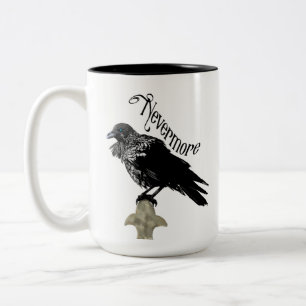 Nevermore Raven Tweekleurige Koffiemok