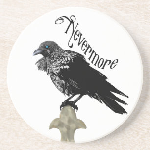Nevermore Raven Zandsteen Onderzetter