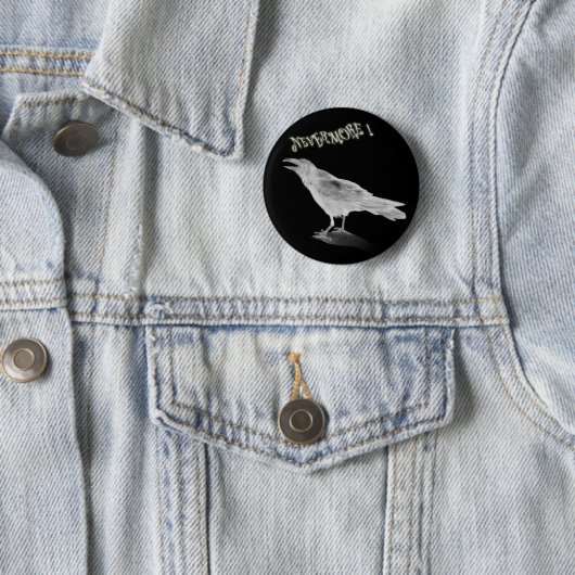 Nevermore Ronde Button 5,7 Cm (In situ)