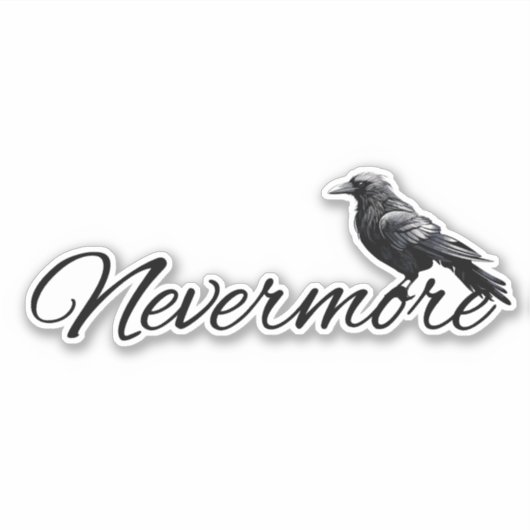 Nevermore Sticker (Voorkant)