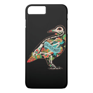Nevermore Sugar Skull Raven iPhone 8/7 Plus Hoesje