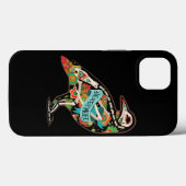 Nevermore Sugar Skull Raven Case-Mate iPhone Case (Achterkant (horizontaal))