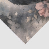 Nevermore Zwarte Kraai Maan Tissuepapier (Detail)