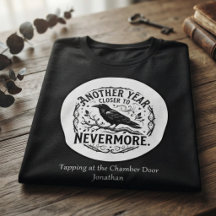 Nevermore Zwarte Silhouet Raaf Verjaardag