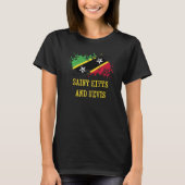 Neviaanse enthousiasten voor Saint Kitts en Nevis T-shirt (Voorkant)